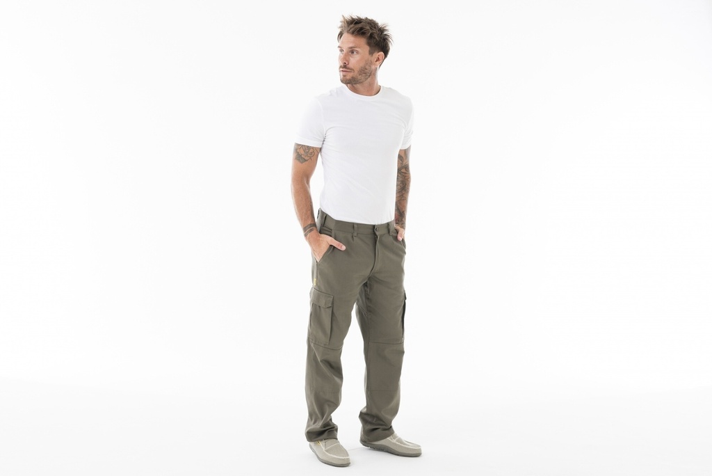 PANTALON CARGO CLASICO - Verde