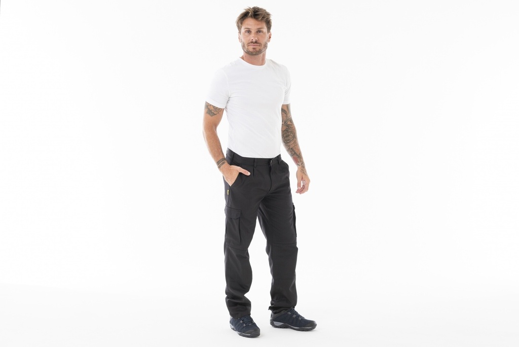 PANTALON CARGO CLASICO - Negro