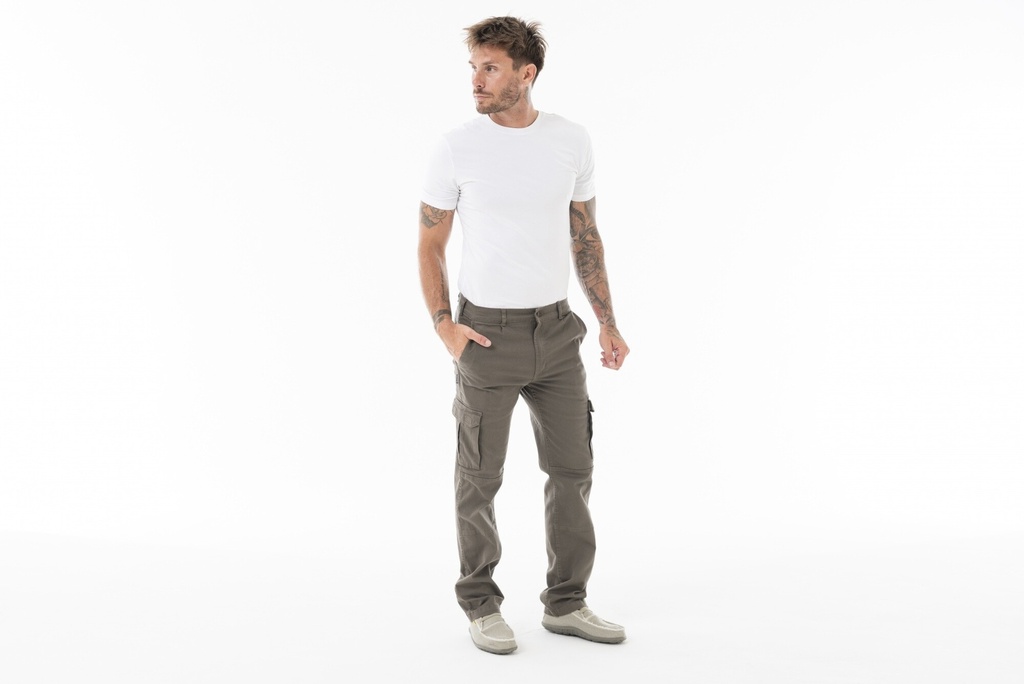 PANTALON CARGO FLEX - Verde Oscuro