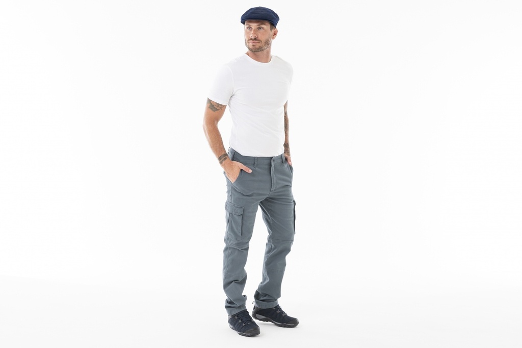 PANTALON CARGO FLEX - Piedra
