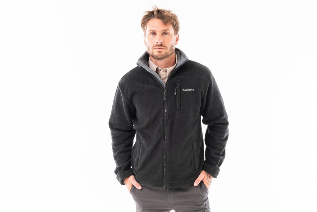 CAMPERA MICROPOLAR MONTTES - Negro