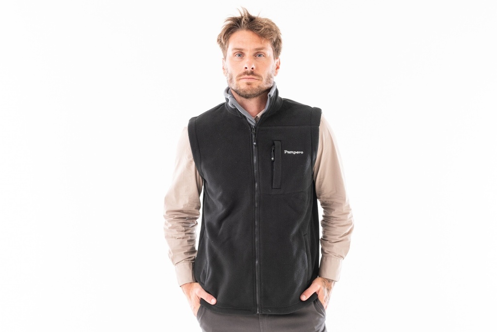 CHALECO MICROPOLAR MONTTES - Negro