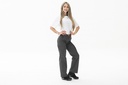 PANTALON RECTO MUJER FLEX - Grafito
