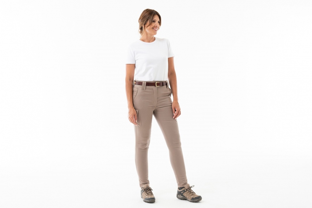 PANTALON CARGO URBANO M ELASTI - Beige