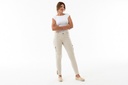 PANTALON CARGO ELASTIZADO - Natural
