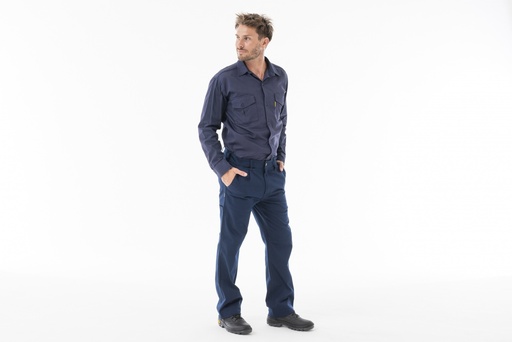[PA141-4] PANTALON TRABAJO FLEX - Azul