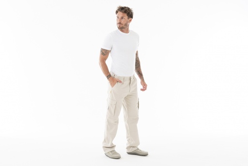 [PA109-0] PANTALON CARGO CLASICO - Natural