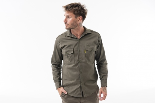 [PA102-2] CAMISA TRABAJO CLASICA - Verde