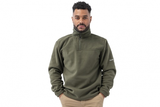 [PA1401-2] BUZO MICROPOLAR BORA - Verde