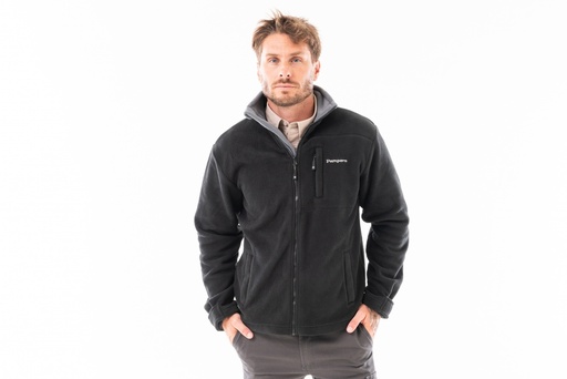 [PA1422-3] CAMPERA MICROPOLAR MONTTES - Negro
