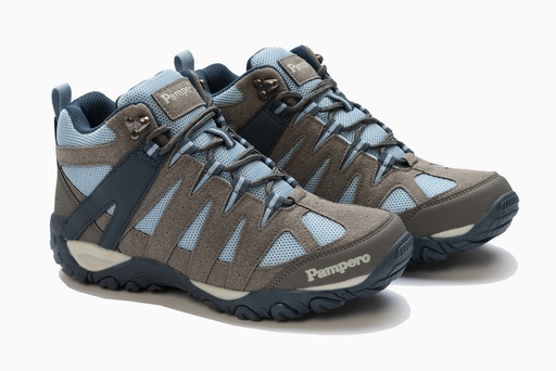 [PA4905-5] BOTINA FOREST - Gris/turquesa