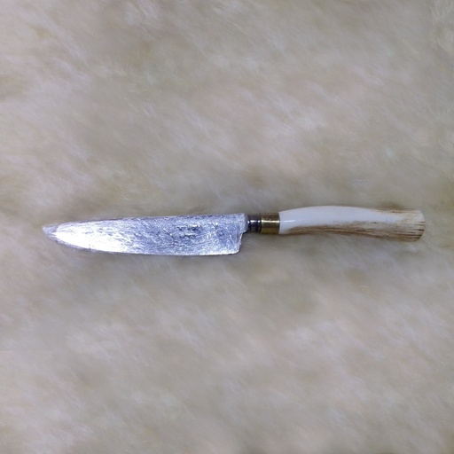 [FWldc] Puñal hoja linea dorada mango ciervo